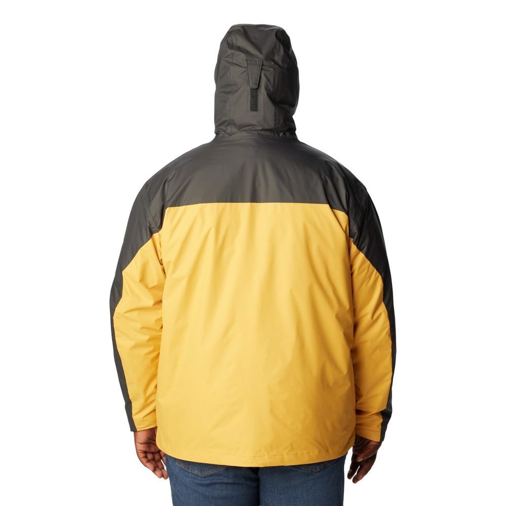Columbia Men's Tunnel Falls Interchange Jacket, Raw Honey/Shark, Medium - Picture 8 of 9